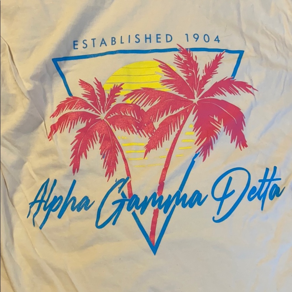 Alpha Gamma Delta Printed T
